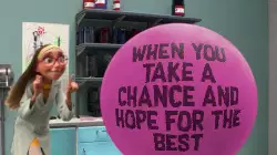 When you take a chance and hope for the best meme