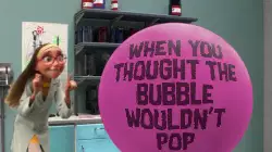 When you thought the bubble wouldn't pop meme