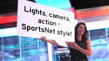 Lights, camera, action - SportsNet style! meme
