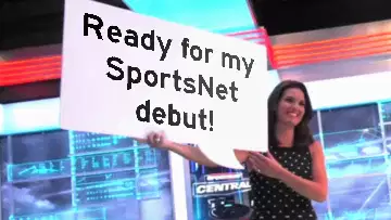 Ready for my SportsNet debut! meme
