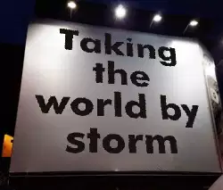 Taking the world by storm meme