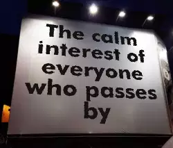 The calm interest of everyone who passes by meme