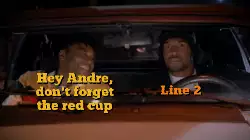 Hey Andre, don't forget the red cup meme