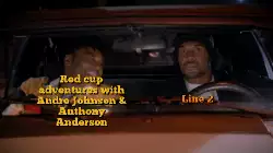 Red cup adventures with Andre Johnson & Anthony Anderson meme
