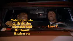 Taking a ride with Andre Johnson and Anthony Anderson meme