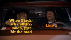 When Black-ish gets too much, just hit the road meme