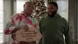 Celebrating Christmas with the Black-ish family meme