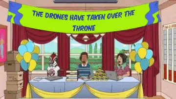 The drones have taken over the throne meme
