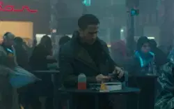 Ryan Gosling Reads Card At Dinner 
