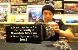 Is it really true? Is there really a Brandon Moreno action figure in this box? meme