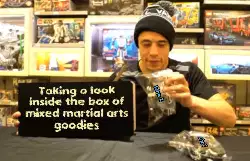 Taking a look inside the box of mixed martial arts goodies meme