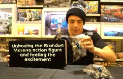 Unboxing the Brandon Moreno action figure and feeling the excitement meme