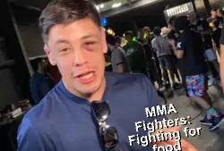 MMA Fighters: Fighting for food meme