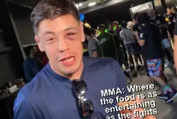 MMA: Where the food is as entertaining as the fights meme