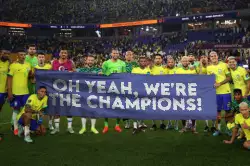 Oh yeah, we're the champions! meme
