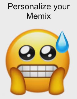 Grimacing Sweat Emoji Meme 