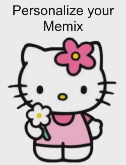 Hello Kitty Character Holds Flower 