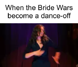 When the Bride Wars become a dance-off meme