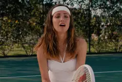 Bridesmaids on the court: Headbands, wristbands, and tennis rackets meme