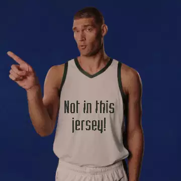 Not in this jersey! meme