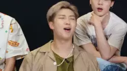 When Namjoon is asked about Behind The Scene meme