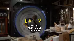 Marty McFly's got the moves meme