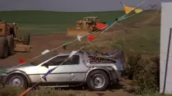 Marty: Stuck between the farm tractors and the wall banners meme