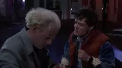 Dr. Emmett Brown: That's why they call it 'Back to the Future'! meme