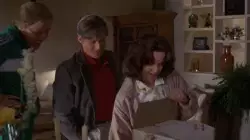 Biff Tannen and George McFly unboxing their home decor meme