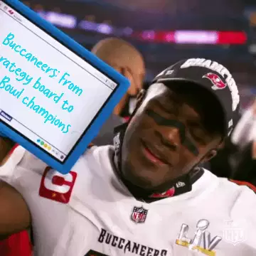 Buccaneers: From strategy board to Super Bowl champions meme