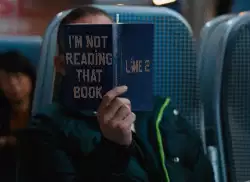 I'm not reading that book. meme