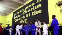 A champion is born - Charles Oliveira at the UFC meme