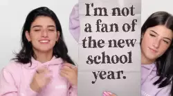 I'm not a fan of the new school year. meme