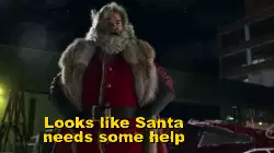 Looks like Santa needs some help meme