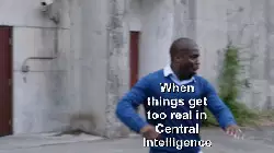 When things get too real in Central Intelligence meme