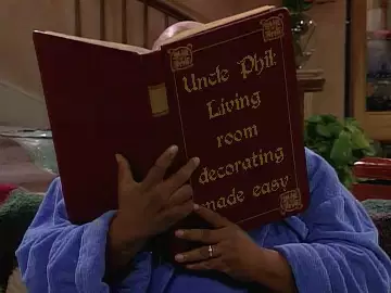 Uncle Phil: Living room decorating made easy meme