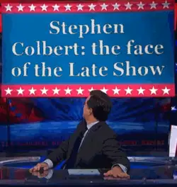 Stephen Colbert: the face of the Late Show meme