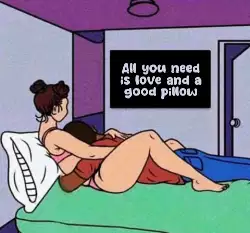 All you need is love and a good pillow meme