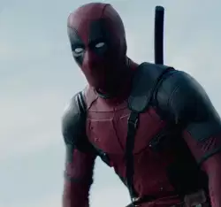 Deadpool Takes Photo With Hands 