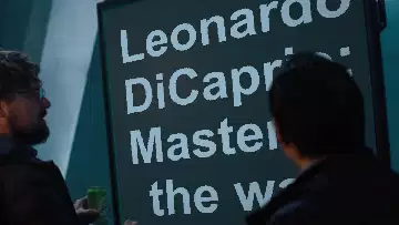 Leonardo DiCaprio: Master of the wall meme