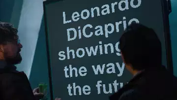 Leonardo DiCaprio showing us the way to the future meme