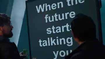 When the future starts talking to you meme