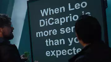 When Leo DiCaprio is more serious than you expected meme