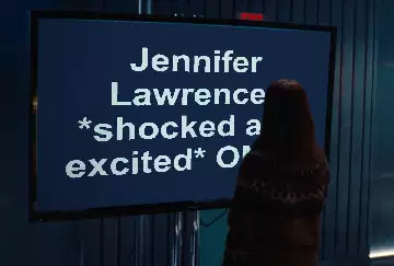 Jennifer Lawrence: *shocked and excited* OMG!' meme