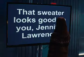 That sweater looks good on you, Jennifer Lawrence! meme
