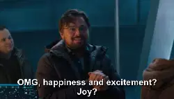 OMG, happiness and excitement? Joy? meme