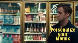 Ryan Gosling Walks Through Grocery Store 