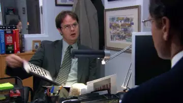 When your resume is so good, Dwight Schrute can't help but take notice meme