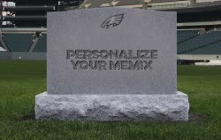 Eagles Tombstone On The Field 