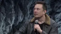 Elon Bangs Fist Against Head 